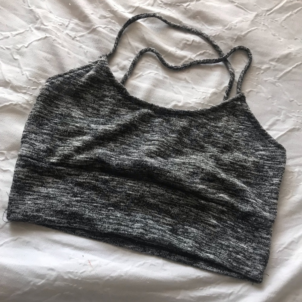 Cross cross crop top